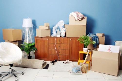 Removal team supporting a residential move in Islington