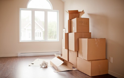 Careful packing and handling of office furniture and equipment
