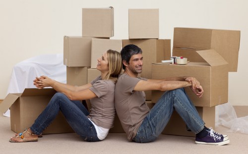 Professional furniture removal service handling household items