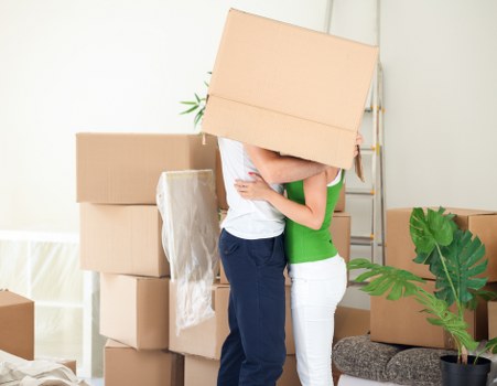 Removal truck hired for office and business relocation in Islington