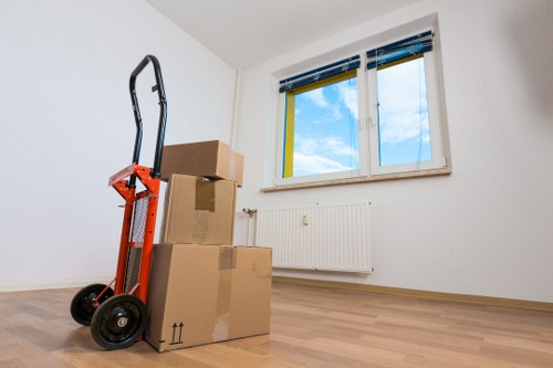 Protective wrapping and equipment used for piano removals in Islington