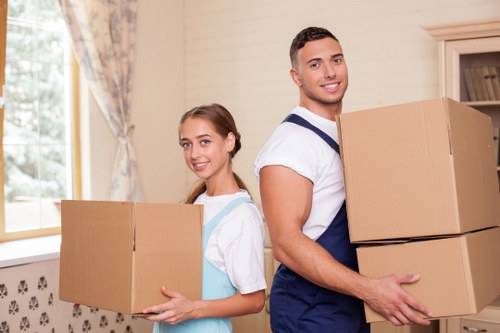 Packing and quoting for a property move in a busy Islington area