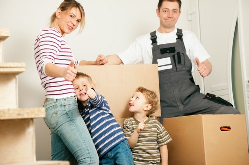 Customer booking and confirmation details for a professional moving service