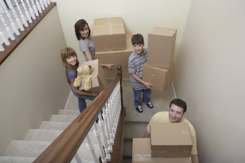 Local removal van covering Islington and nearby North London areas